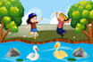 create kids illustration for children book