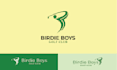do minimalist modern golf logo design for your brand