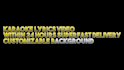 create karaoke lyric video professionally within 24 hours