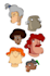draw cartoon characters invented by you