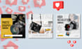 design social media posters ads for instagram etsy, amazon