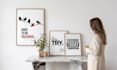 design unique typography posters, wall art, and word clouds