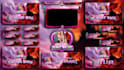 design animated twitch overlay, kick stream overlay package, logo emotes panels