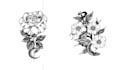 create a unique line art tattoo design