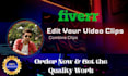 edit your video clips and combine to one with effects