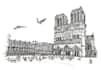 hand draw architecture and urban design sketches