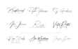 create modern custom signature, handwritten,scripted,cursive logo design