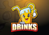 design smoothies and juice bar fruit restaurant logo