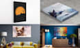 create realistic canvas and frame wall art mockups