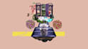 create a creative digital collage art
