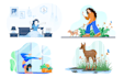 design flat vector illustration for your website, app UI design