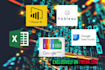 do professional power bi,tableau,google and excel dashboards