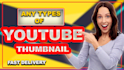 create eye catchy youtube thumbnail