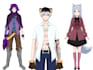 create professional live2d model for vtuber, facerig
