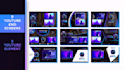 create 9 youtube endscreen animation for you