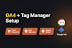 configure ga4, google tag manager and conversion tracking