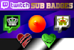 create custom twitch sub badges and emotes