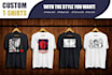 create aesthetic anime t shirt design