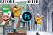 do photoshop editing and background removal