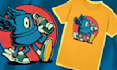 create graphic tshirt design by your request