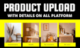 do woocommerce product upload, product listing product entry