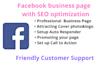 create your facebook business page with SEO optimization