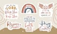 design cute motivational sticker for your business