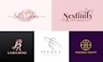 design a luxury elegant or feminine logo