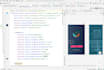 create beautiful layout android app in java