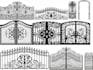 creat dxf for a main driveway entry door gates suit your facade ready cut ready
