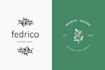 design a unique botanical, hand drawn boho logo