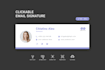 design clickable HTML email signature