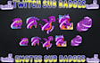 create twitch sub badges and twitch emotes and sub badges