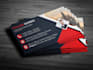 design a modern minimalist business card with print ready files