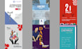 design elegant and minimalistic posters or flyers