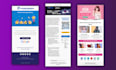design, develop and fix HTML email template newsletter