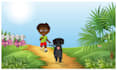 illustrate children book page  for KDP