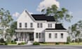 create 3d rendering for house exterior, architecture design