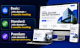build a responsive wordpress website with modern design for business or startup