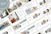 create investor or business pitch deck presentation design