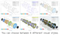make exploded view image with bom for your product