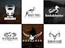 design modern creative outdoor fishing and hunting logo