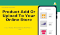 upload products to your shopify wordpress store