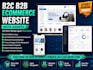 develop a b2c, b2b ecommerce website with agents