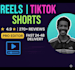 do tiktok video editing, instagram reels, youtube shorts