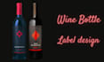 create a luxury wine bottle label design