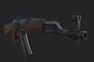 3d model of game ready weapon