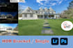 do real estate photo editing hdr and single image