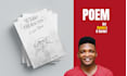 write, design a poem cover card book story christian poetry