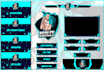 design professional twitch and kick overlay,logo and screens